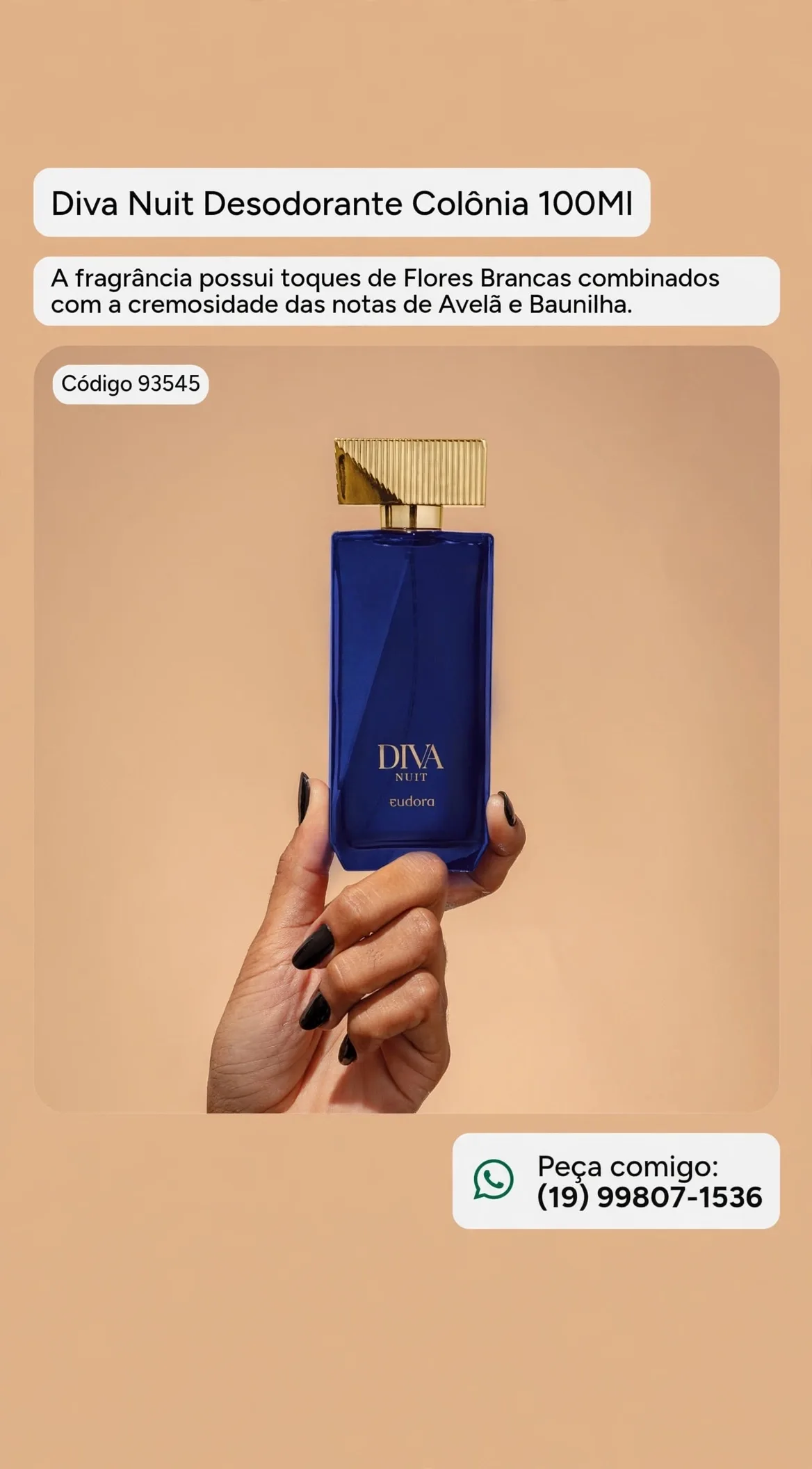 Diva Nuit desodorante Colônia